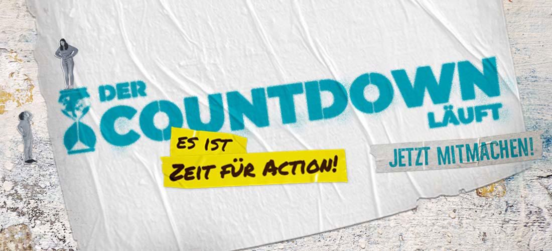 Unter dem Thema „Der Countdown läuft: Es ist Zeit für Action!“ ruft der Schulwettbewerb zur Entwicklungspolitik Schülerinnen und Schüler bis zum 9. März 2022 zum Mitmachen auf.